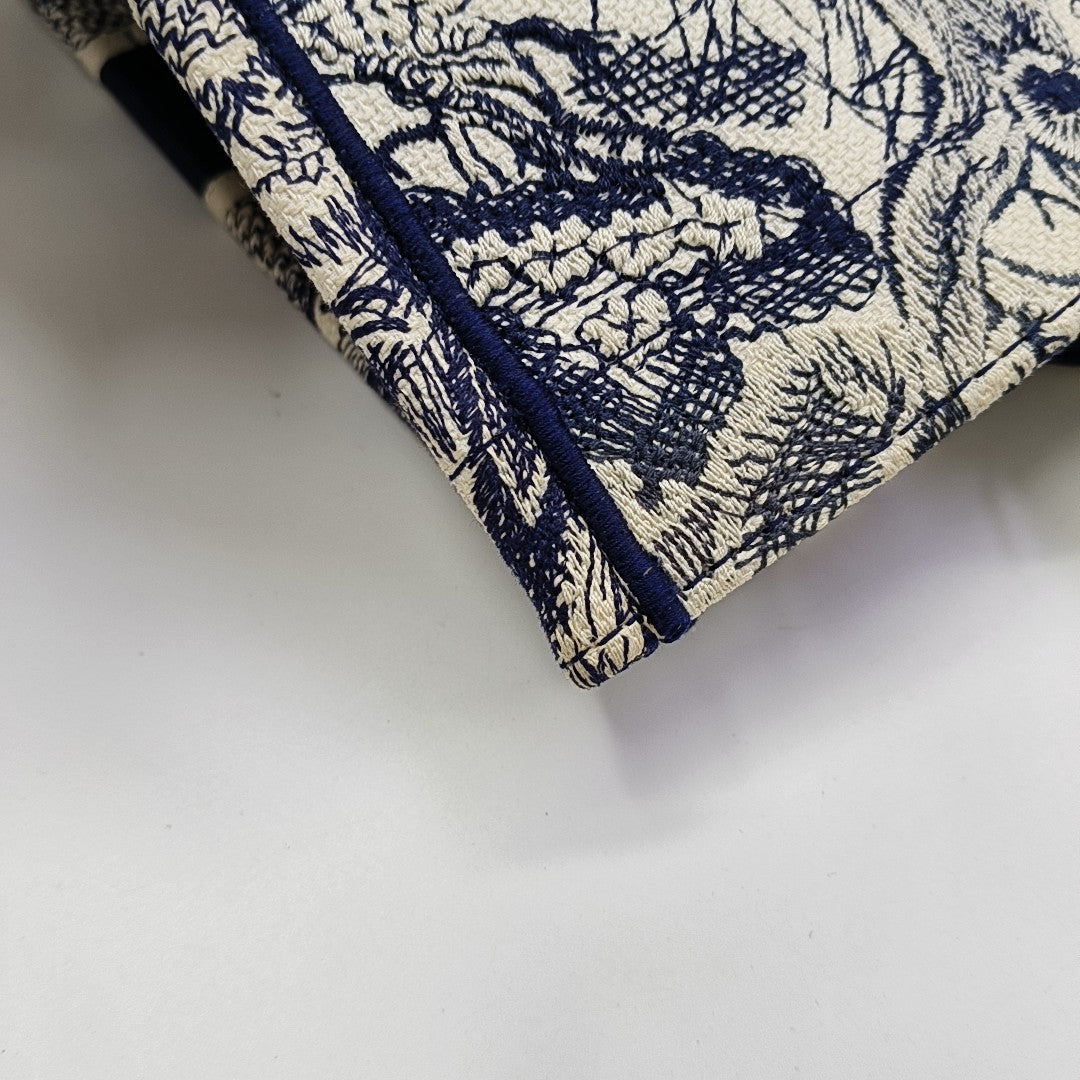 Book Tote Medium Canvas Blue