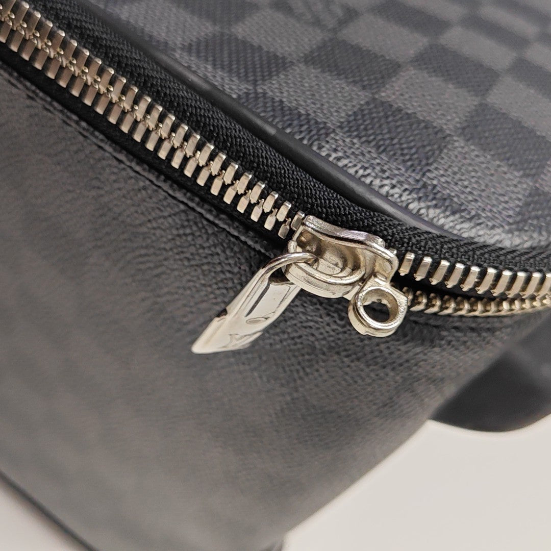 PEGASE 65 Damier Graphite Coated Canvas Black