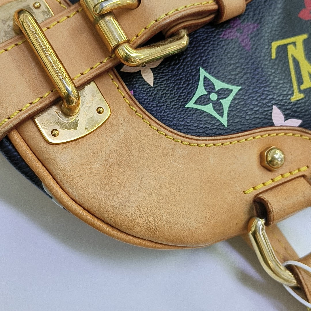 LV × TM CLAUDIA Monogram Coated Canvas Black