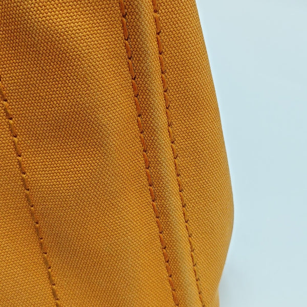 Denim Quilted Canvas Orange