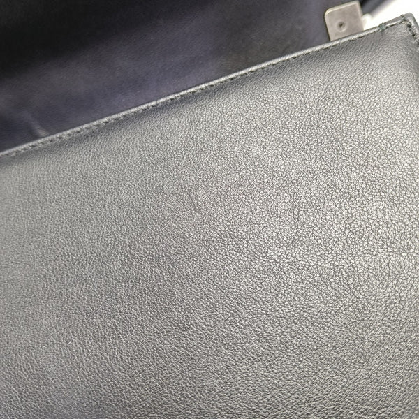 BOY CHANEL Medium Quilted Calfskin Black