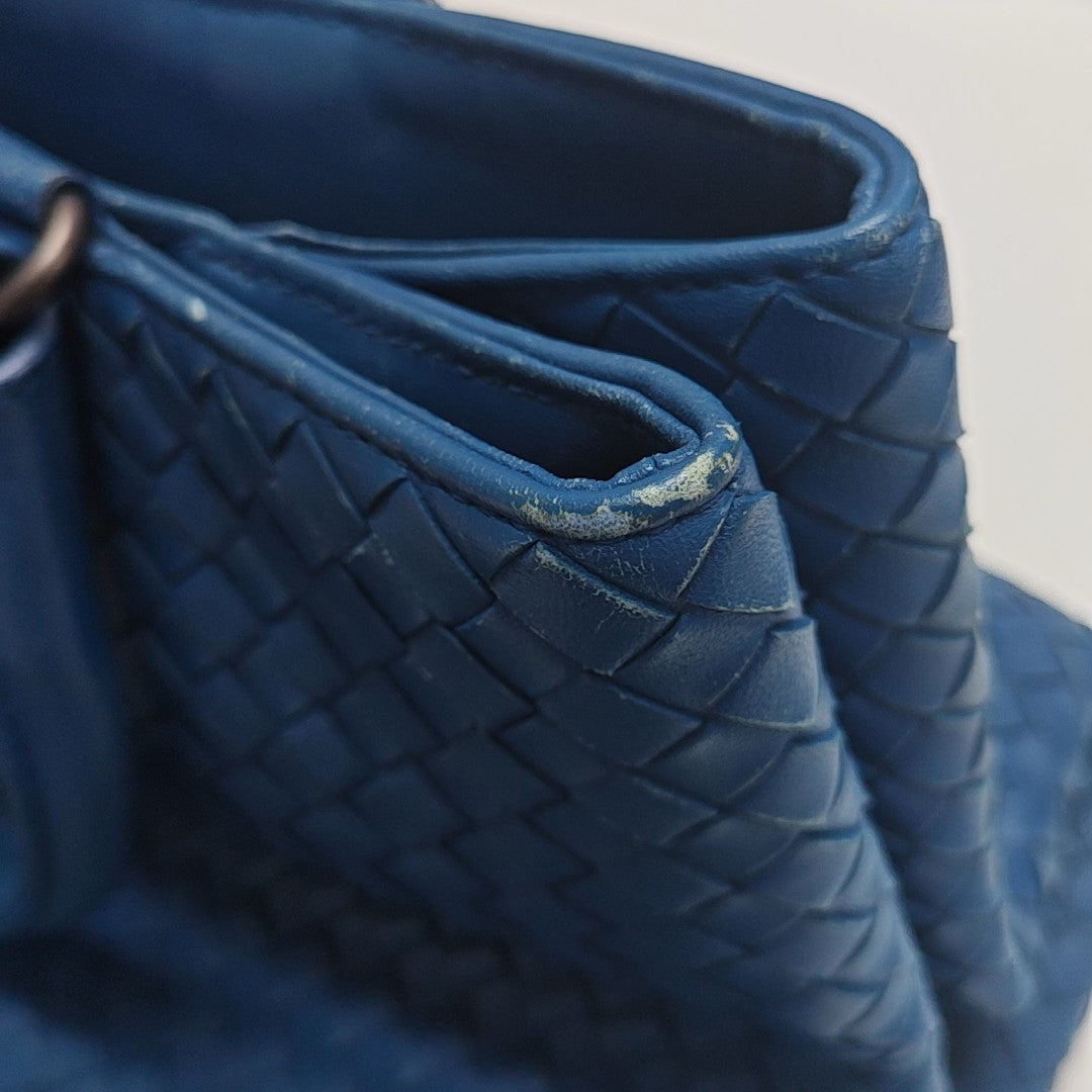 Calfskin Tote Bag Blue