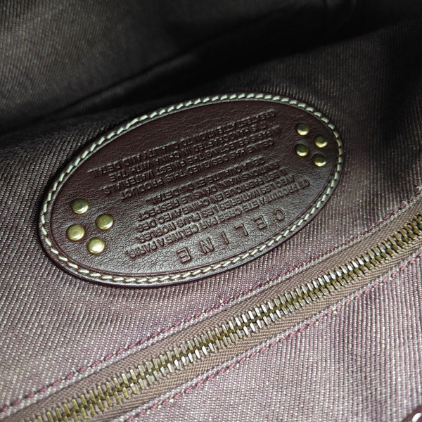 Canvas Top Handle Bag Purple