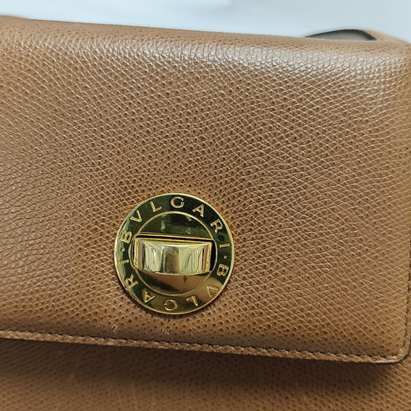 BVLGARI BVLGARI Calfskin Brown