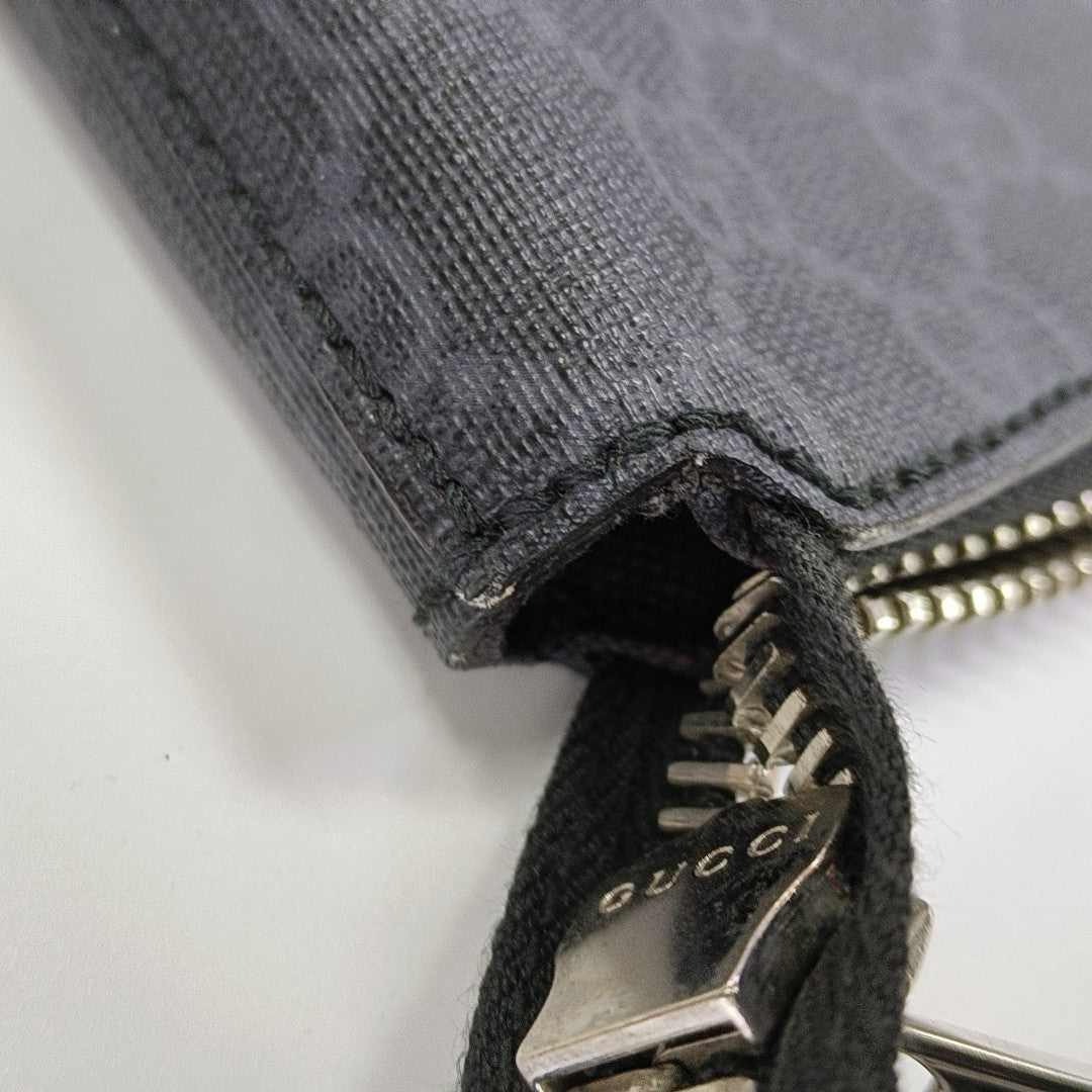 Ophidia Medium Monogram Coated Canvas Gray
