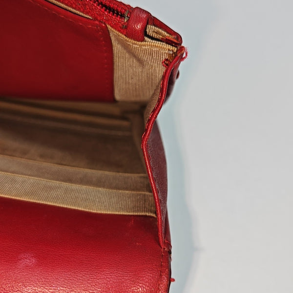 WOC Quilted Patent Leather Red