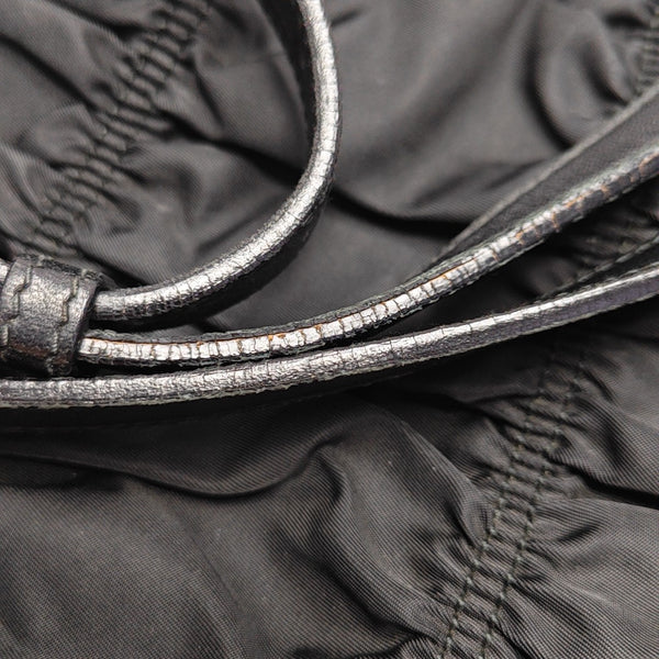 Gaufre Quilted Nylon Black