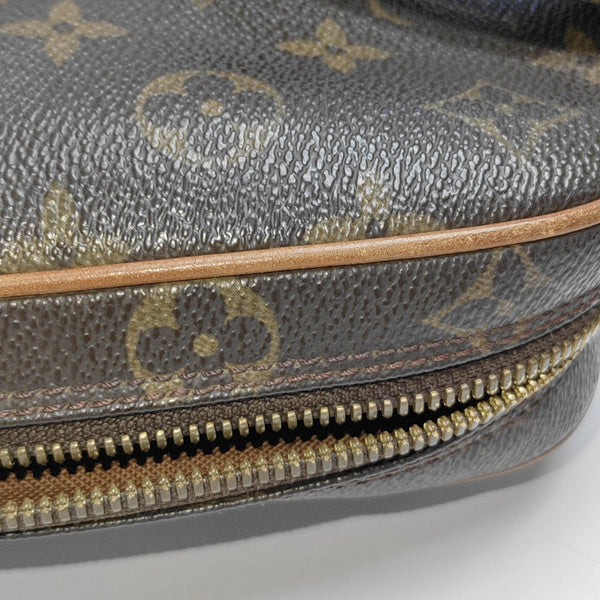 GANGE Monogram Coated Canvas Brown