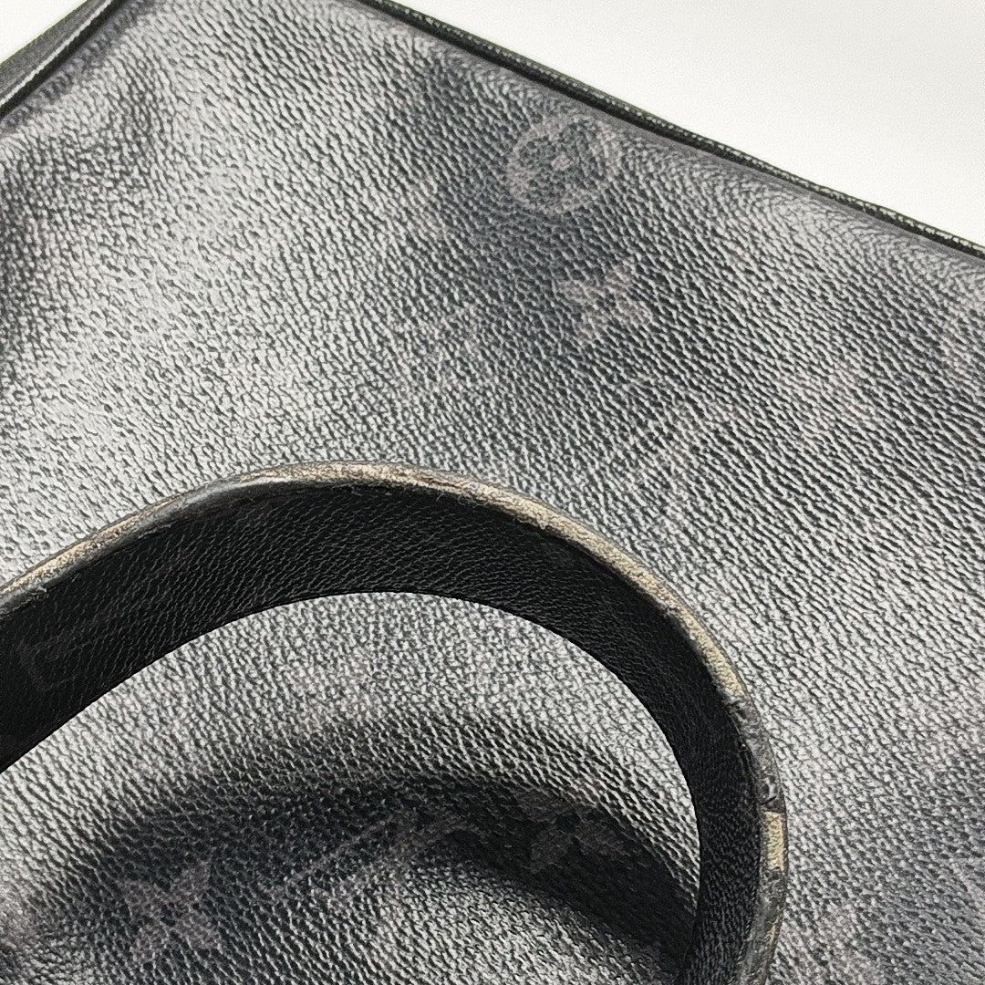 OUTDOOR PM Monogram Coated Canvas Black