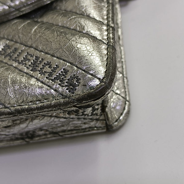 BB Quilted Calfskin Silver