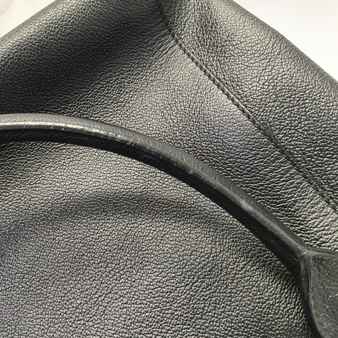 Buckle Small Calfskin Black