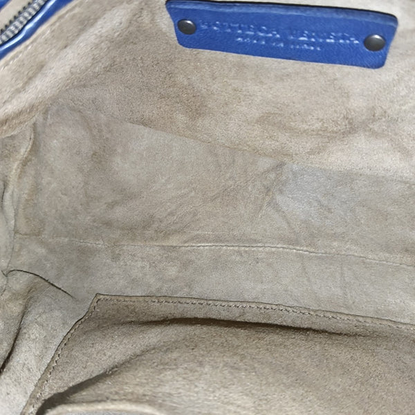 Lambskin Shoulder Bag Blue
