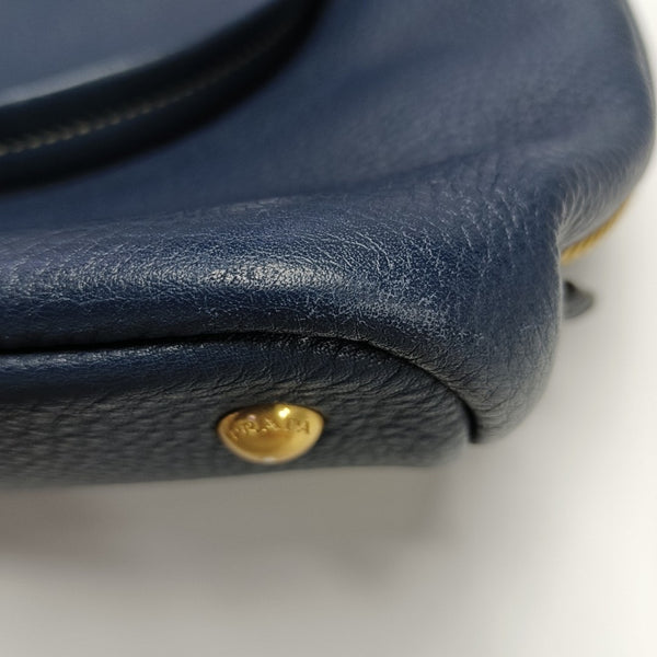 Calfskin Tote Bag Blue