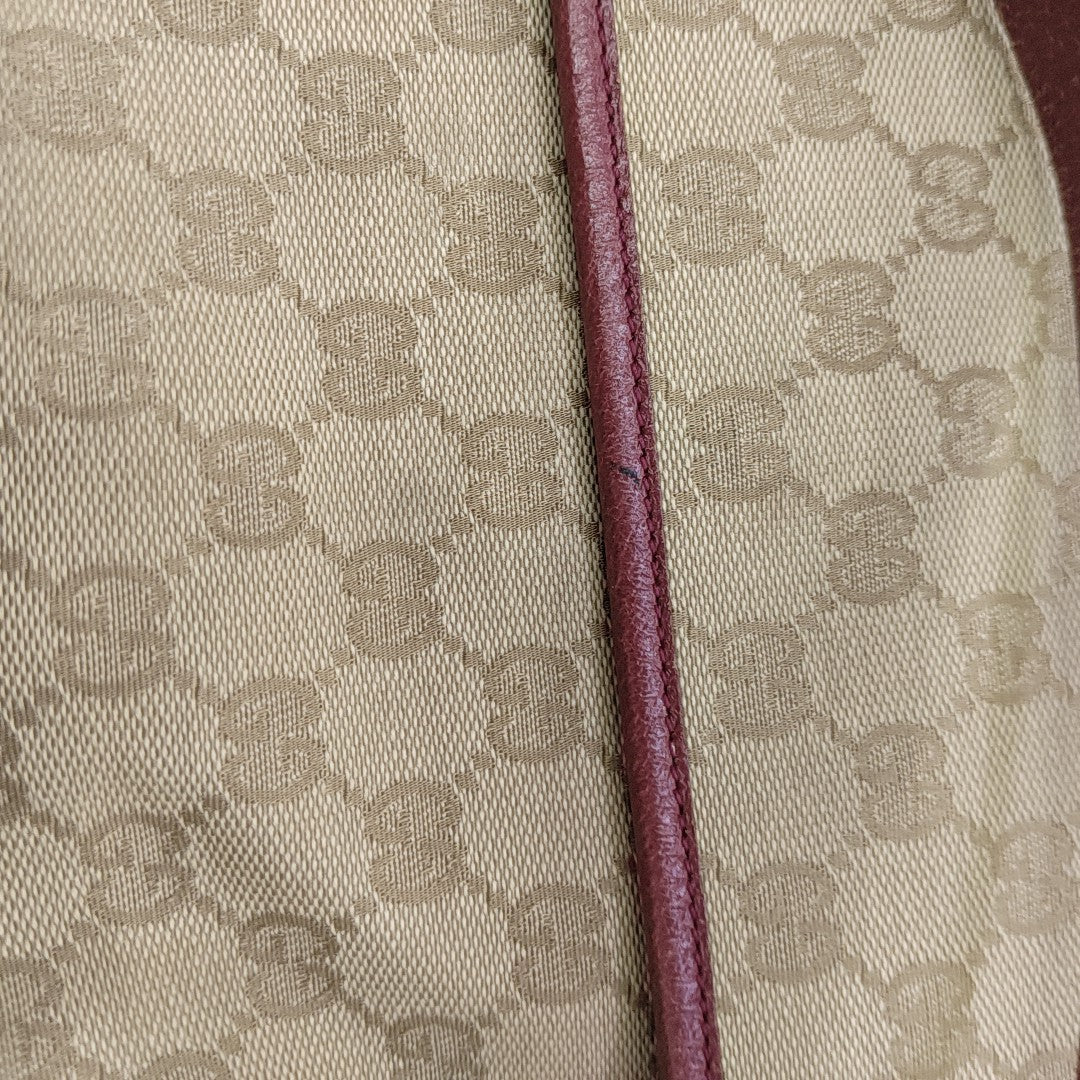 Monogram Canvas Top Handle Bag Brown