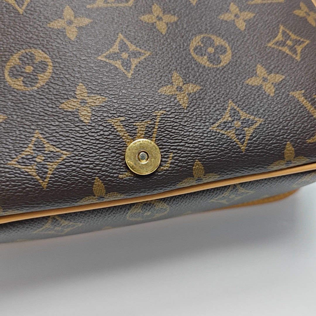 DIANE Monogram Coated Canvas Brown
