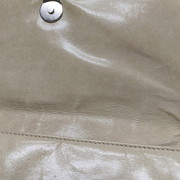 Calfskin Shoulder Bag Beige