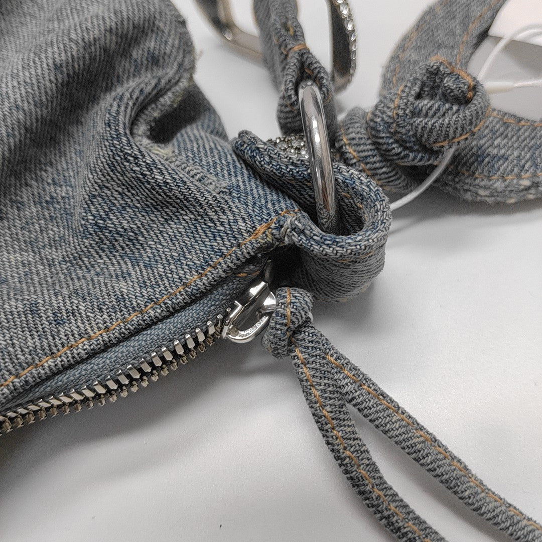 Le Cagole Small Denim Blue