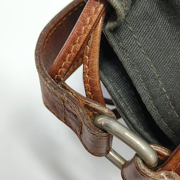 Authenticated pre-owned  TRIOMPHE Canvas Brown - Bucket Bag at Looply
