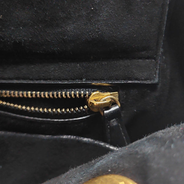 Lady Dior Medium Cannage Lambskin Black