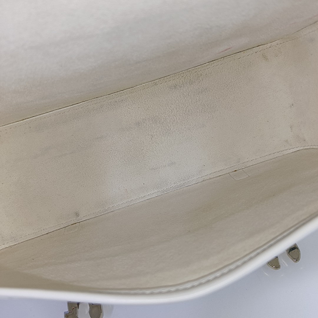 Diorcamp Small Calfskin White