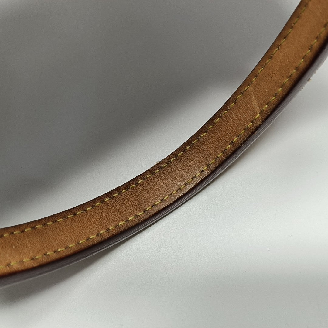 CLUNY PM Monogram Coated Canvas Brown