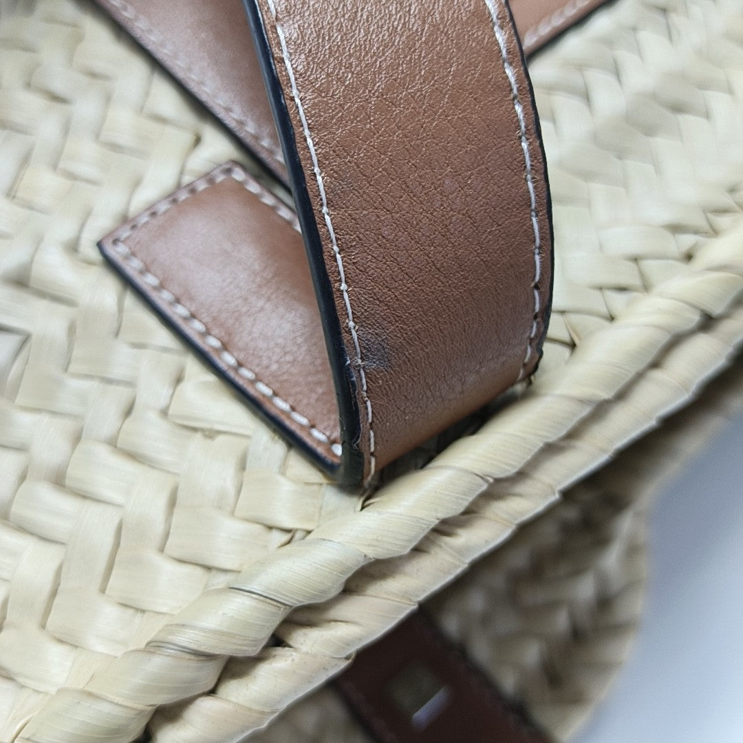 Basket Straw Beige
