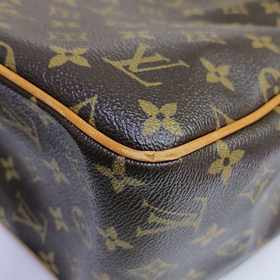 BATIGNOLLES MM Monogram Coated Canvas Brown