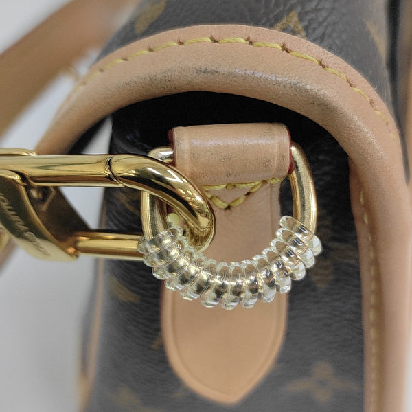 DIANE Monogram Coated Canvas Brown