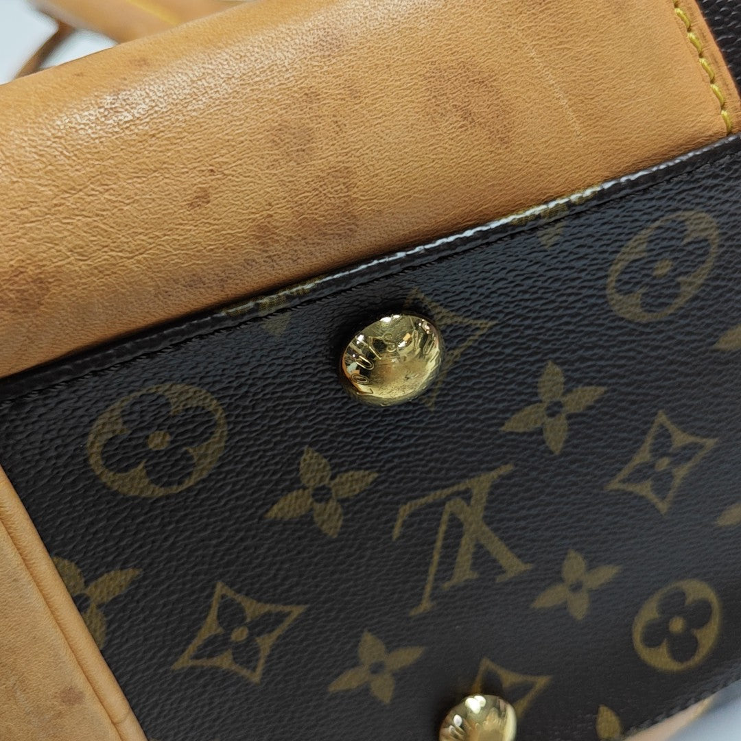 BEVERLY Monogram Coated Canvas Brown
