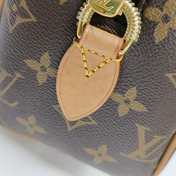 SPEEDY 20 Monogram Coated Canvas Brown