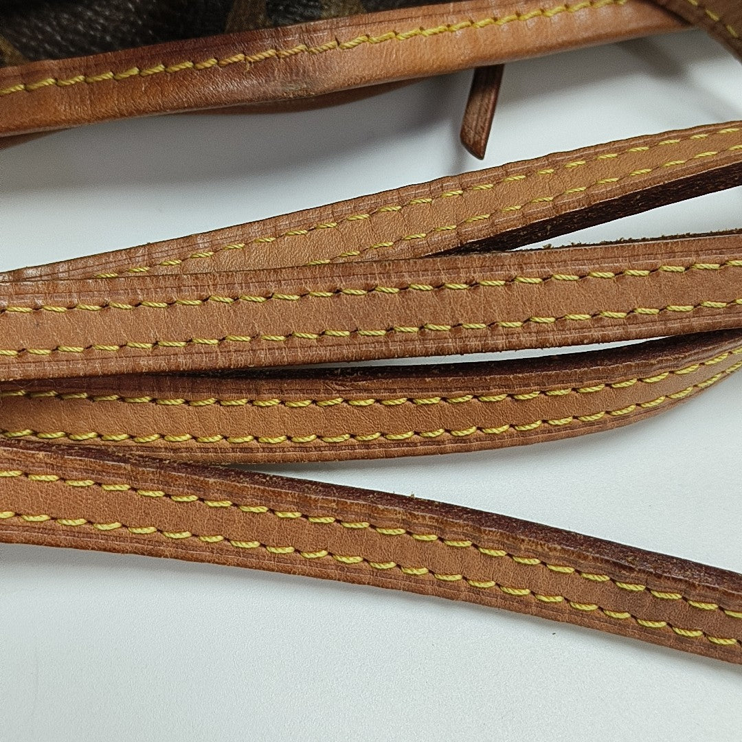 NÉONOÉ Nano Monogram Coated Canvas Brown