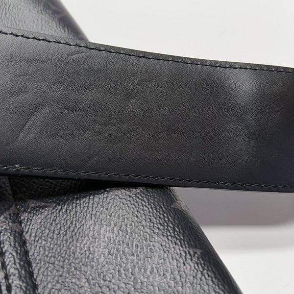 VOYAGER PM Monogram Coated Canvas Black