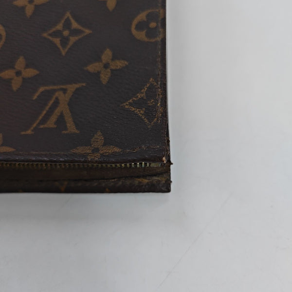 TOILET POCKET 26 Monogram Coated Canvas Brown