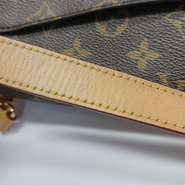 DIANE Monogram Coated Canvas Brown