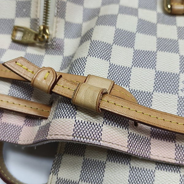 SPERONE Damier Azur Coated Canvas White