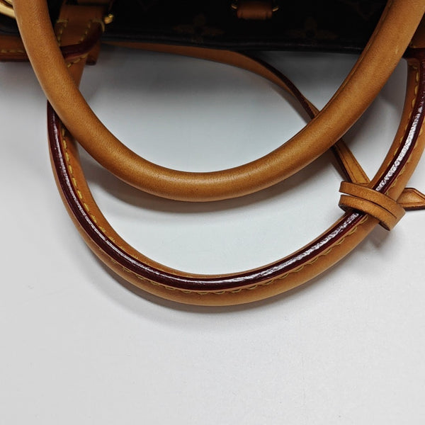 MONTAIGNE BB Monogram Coated Canvas Brown