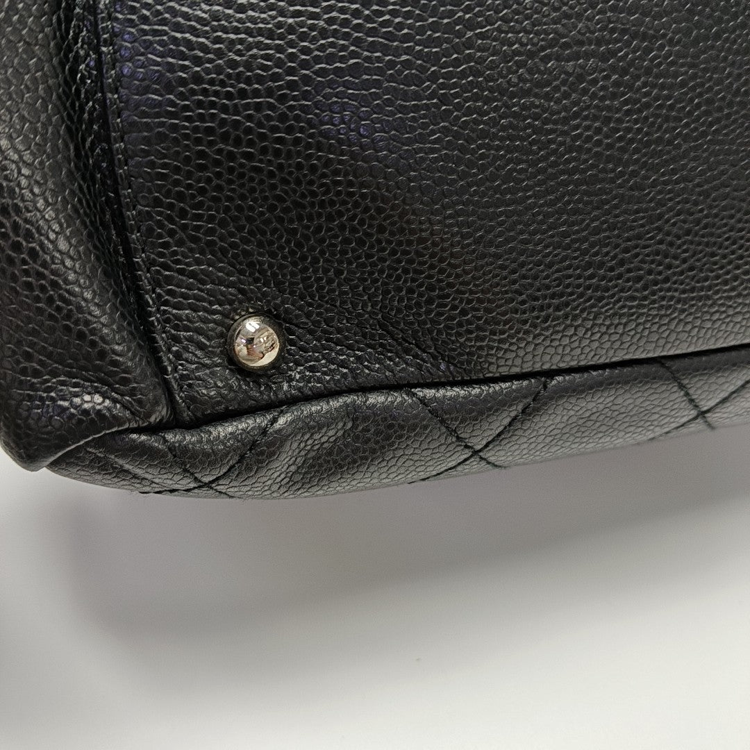CC TIMELESS SOFT Quilted Grained Calfskin Black