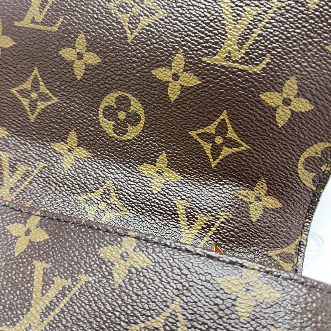 SAINT PLACIDE Monogram Coated Canvas Brown