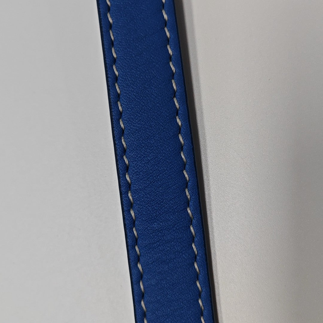 Calfskin Tote Bag Mini Blue