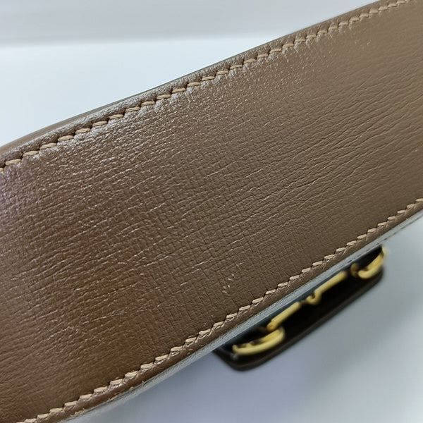 Horsebit 1955 Mini Coated Canvas Beige