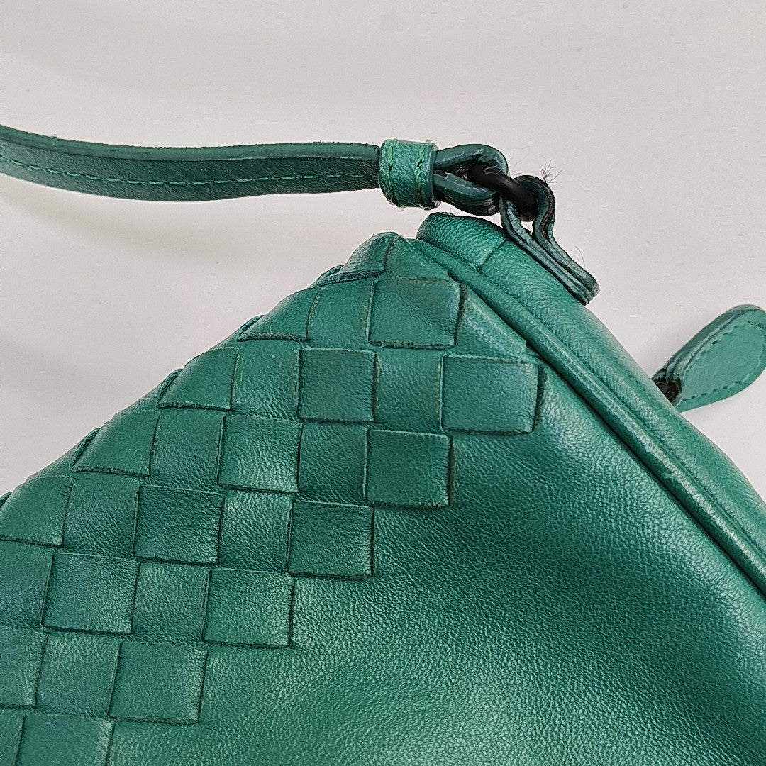 Calfskin Crossbody Bag Green