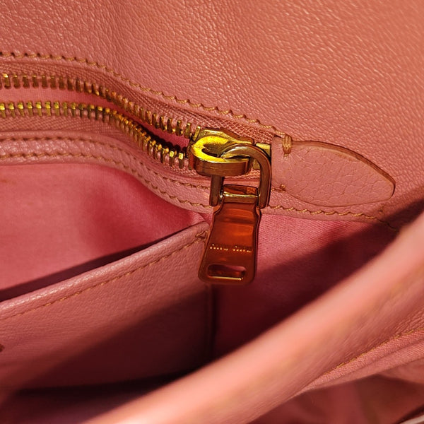 Calfskin Tote Bag Pink
