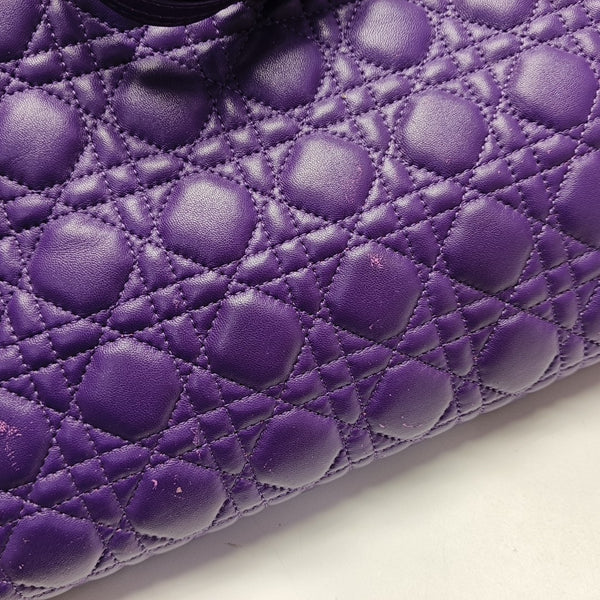 Dior Soft Cannage Calfskin Purple