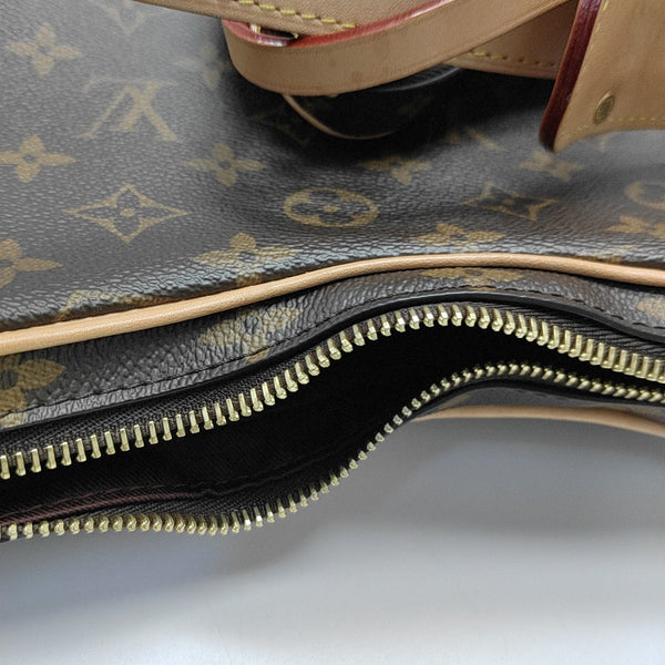 CROISSANT Monogram Coated Canvas Brown