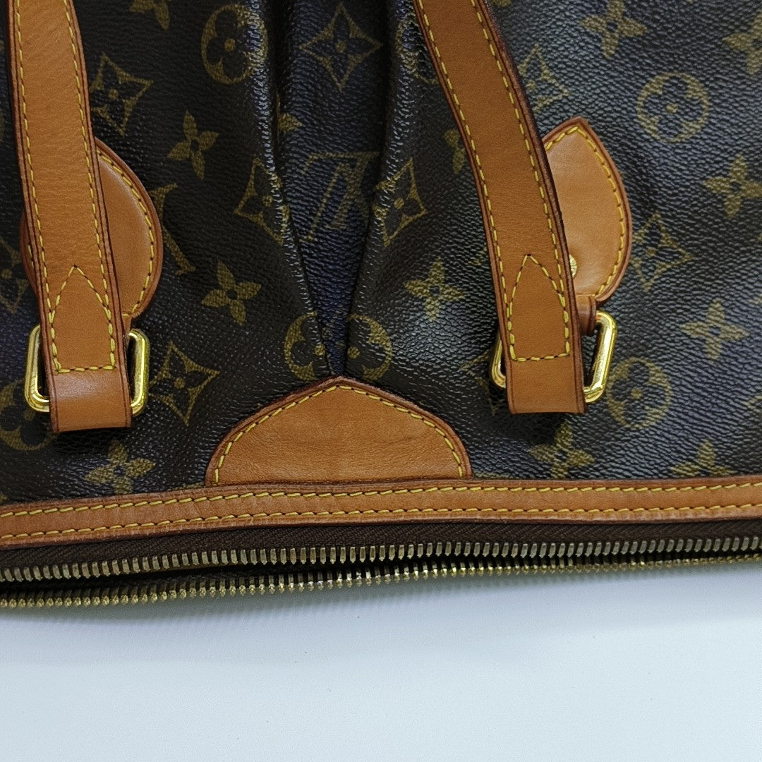 PALERMO PM Monogram Coated Canvas Brown
