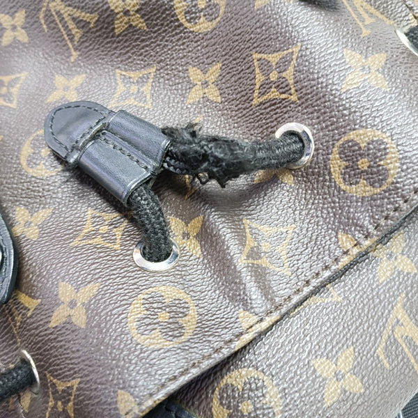 CHRISTOPHER MM Monogram Coated Canvas Brown