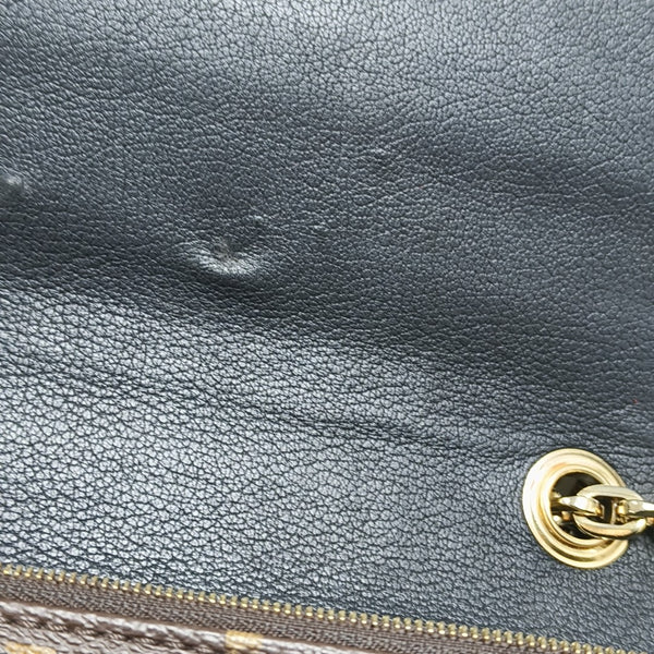 MARCEAU Monogram Coated Canvas Brown