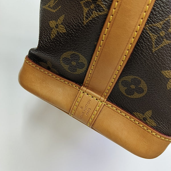 NOÉ BB Monogram Coated Canvas Brown