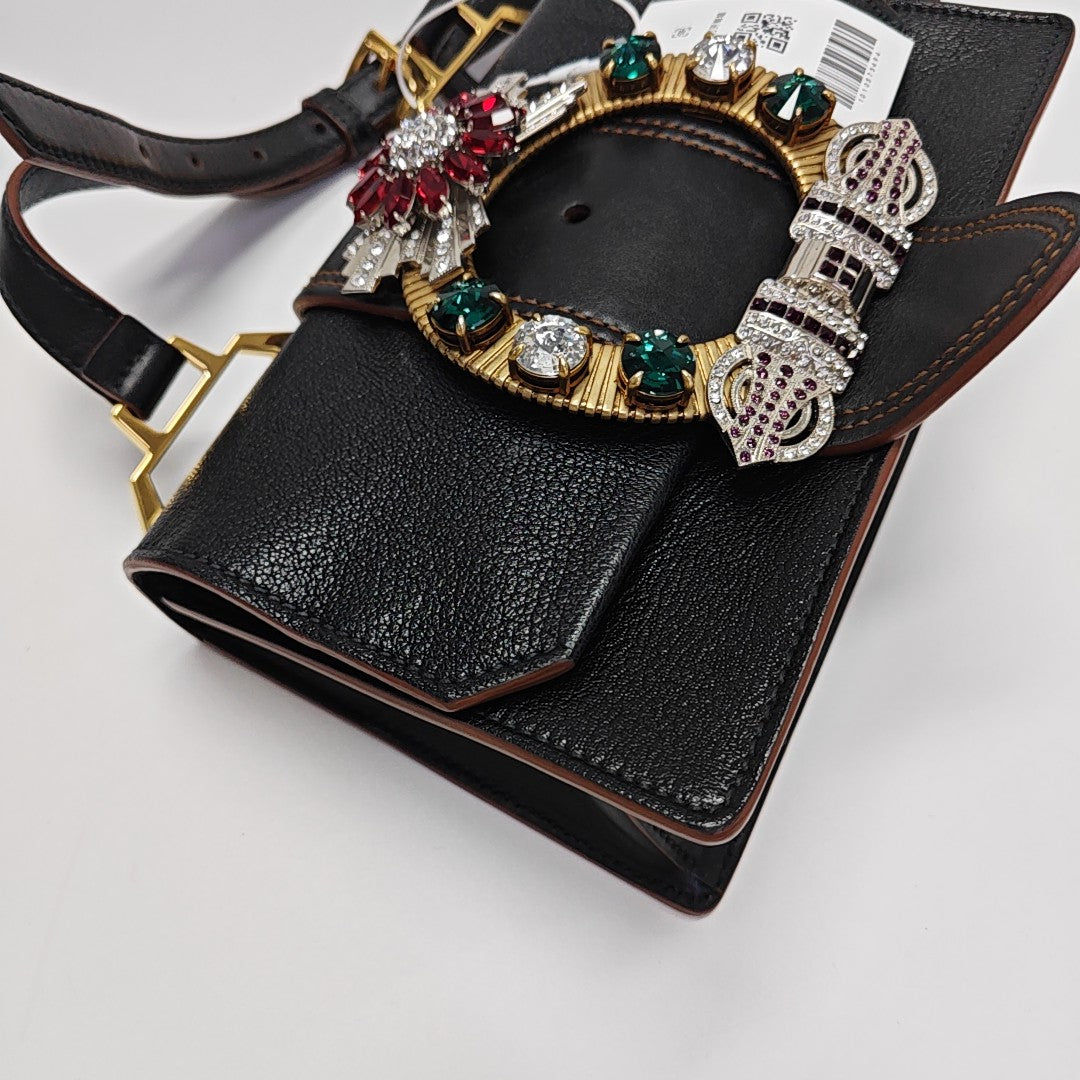 Miu Lady Calfskin Black