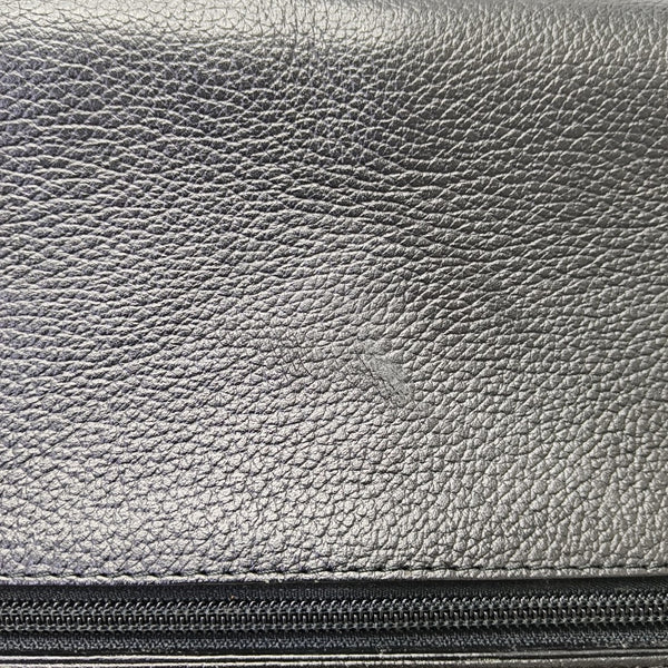 Calfskin Top Handle Bag Black